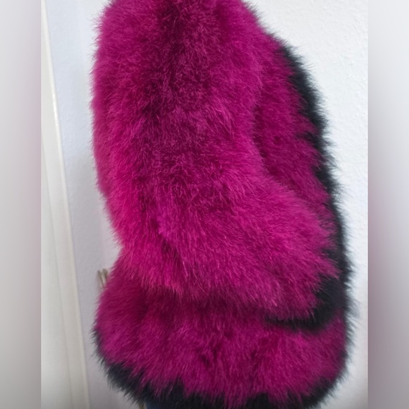 Chanel Vintage Ostrich Jacket Sz 38 - Picture 8 of 9